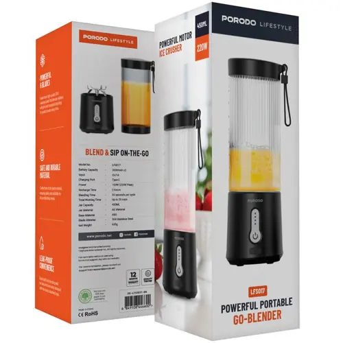 آبمیوه گیر و مخلوط کن پرودو مدل Go-Blender PD-LFST017