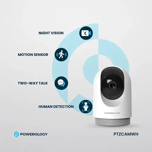 دوربین نظارتی هوشمند پاورولوژی مدل : INDOOR PTZ SMART CAMERA