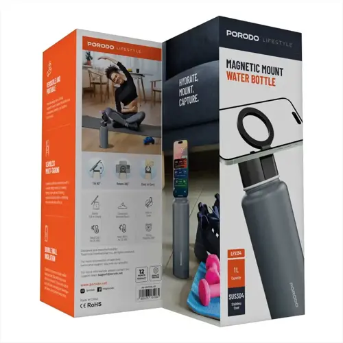 قمقمه آب و استند مگنتی پرودو مدل PD-LFST134