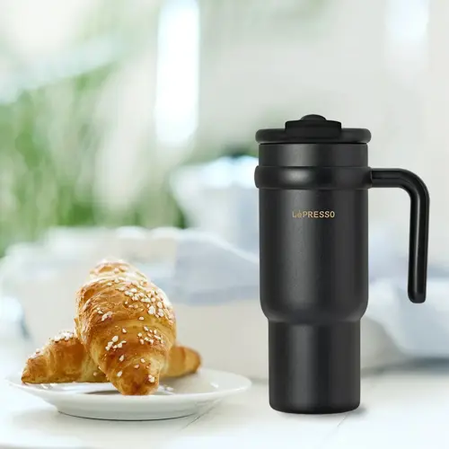 ماگ مسافرتی دوجداره لپرسو مدل Lepresso Insulated Mug LPCFFM0024BK