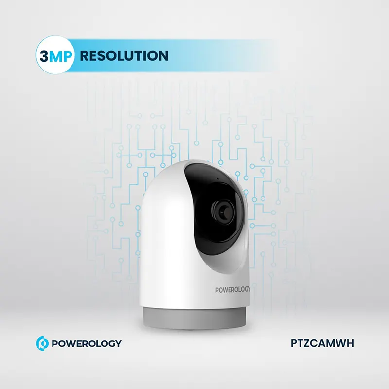 دوربین نظارتی هوشمند پاورولوژی مدل : INDOOR PTZ SMART CAMERA