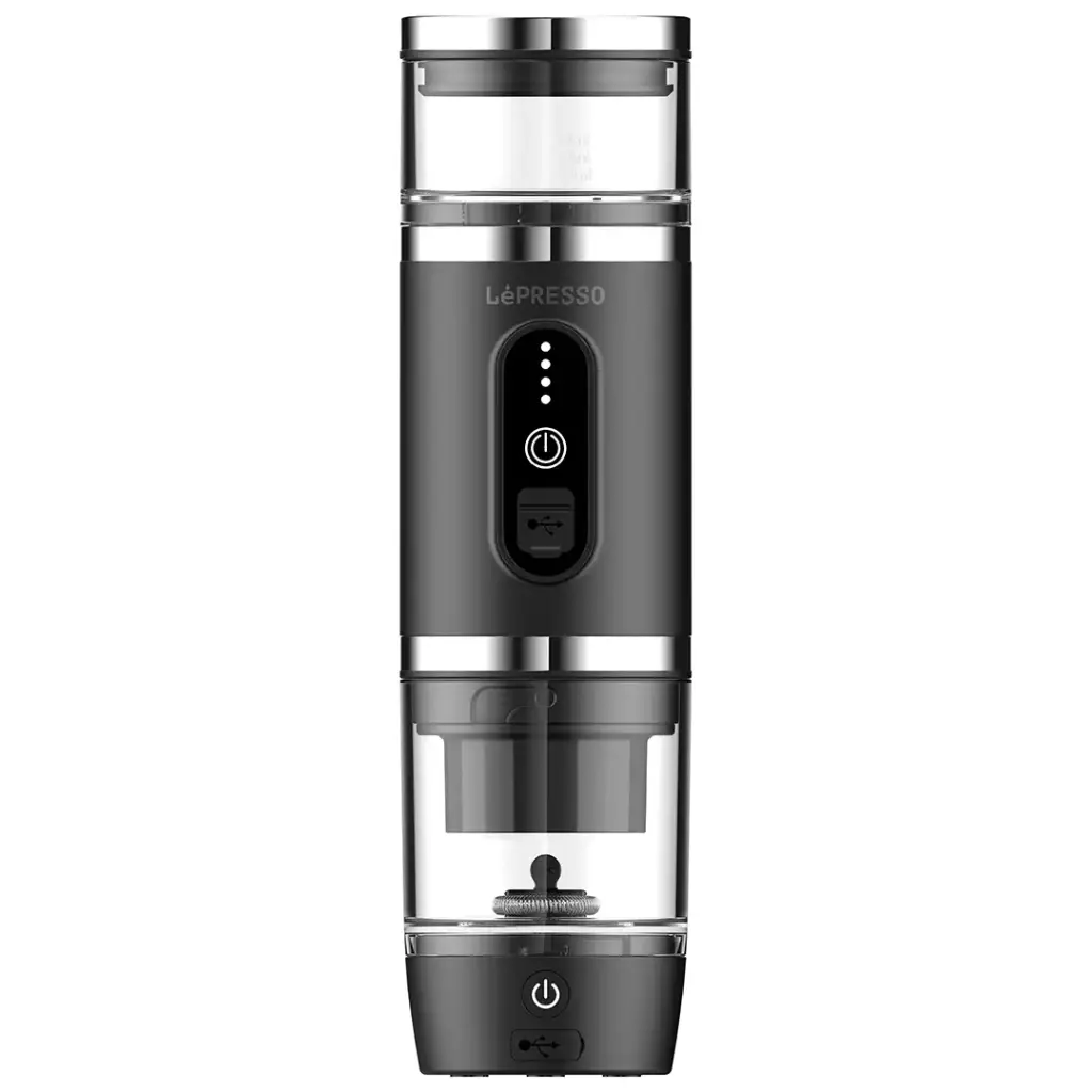 قهوه ساز قابل حمل لپرسو مدل LPCFFM4IN1 ۴ در ۱ با کف‌ساز شیر